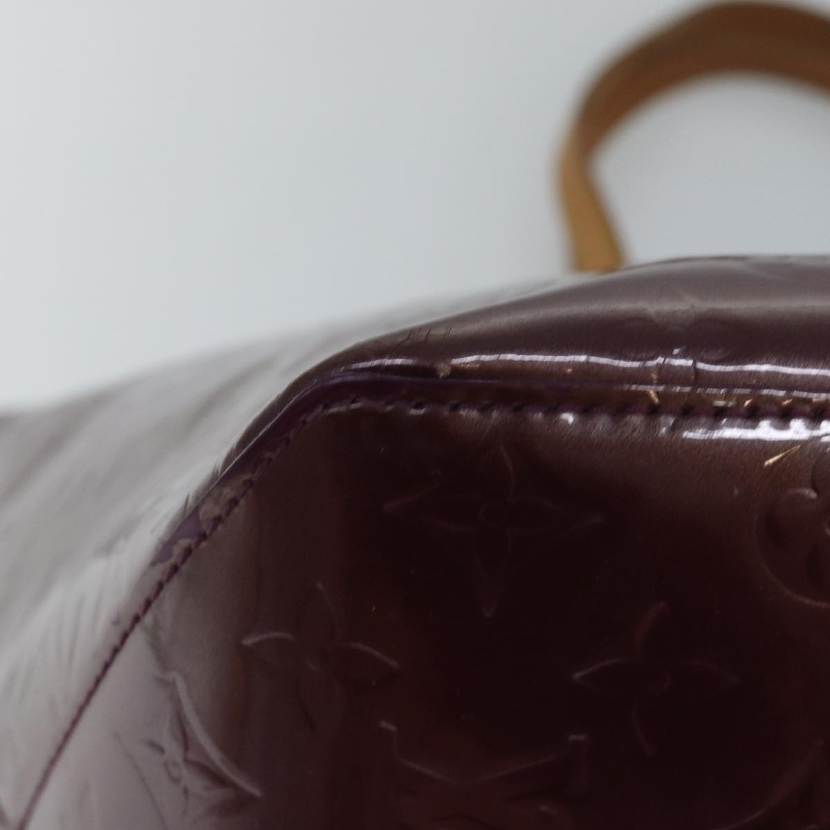 LOUIS VUITTON Monogram Vernis Bellevue GM Tote Bag Violet M93588 LV ep4830