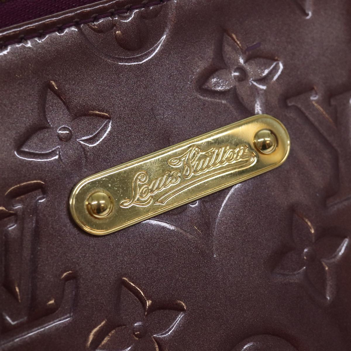 LOUIS VUITTON Monogram Vernis Bellevue GM Tote Bag Violet M93588 LV ep4830