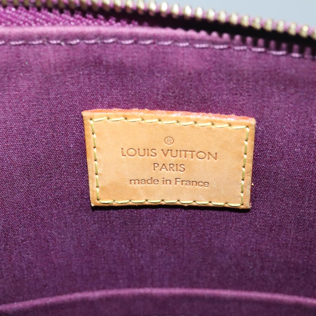 LOUIS VUITTON Monogram Vernis Bellevue GM Tote Bag Violet M93588 LV ep4830