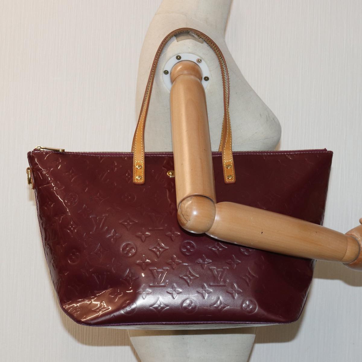 LOUIS VUITTON Monogram Vernis Bellevue GM Tote Bag Violet M93588 LV ep4830