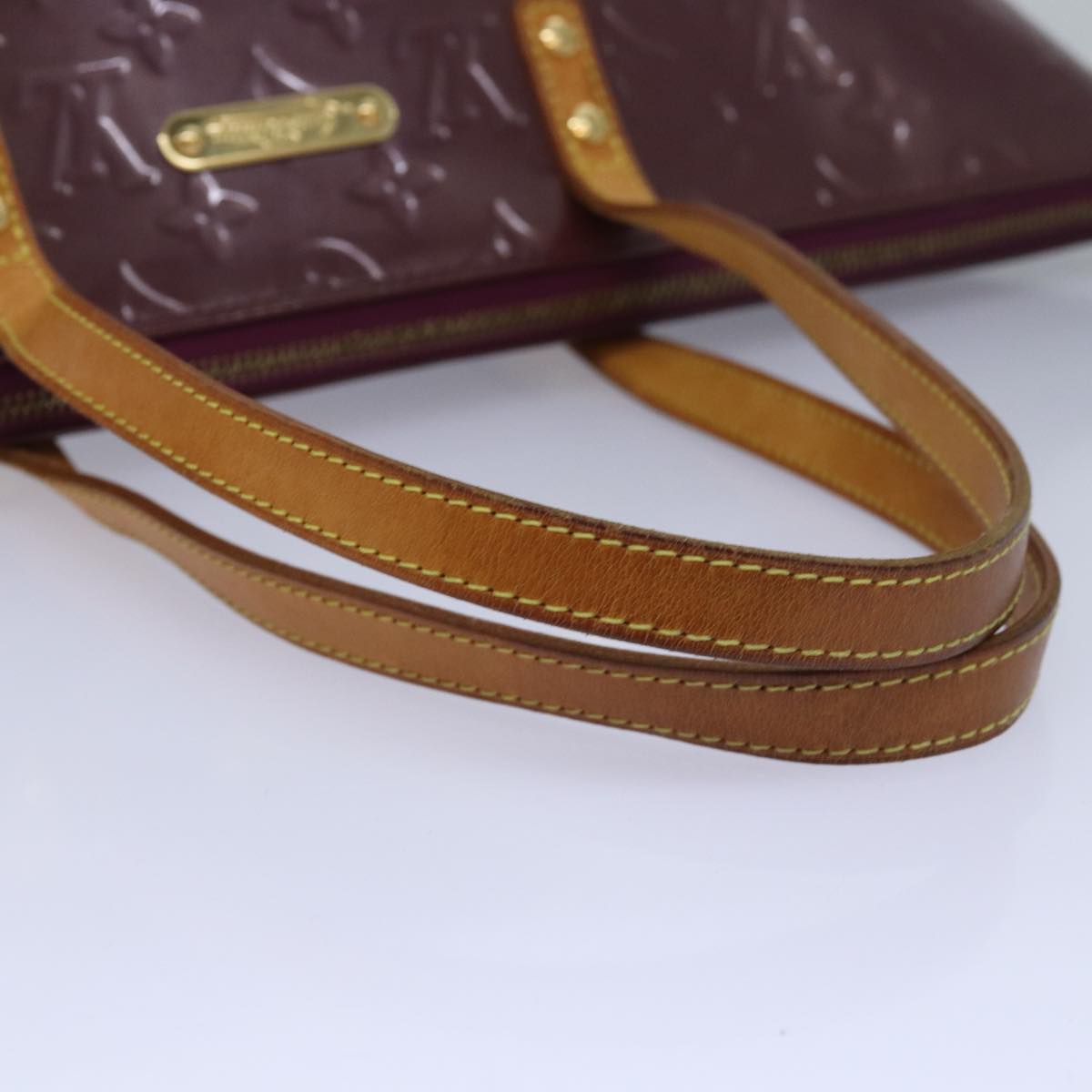 LOUIS VUITTON Monogram Vernis Bellevue GM Tote Bag Violet M93588 LV ep4830