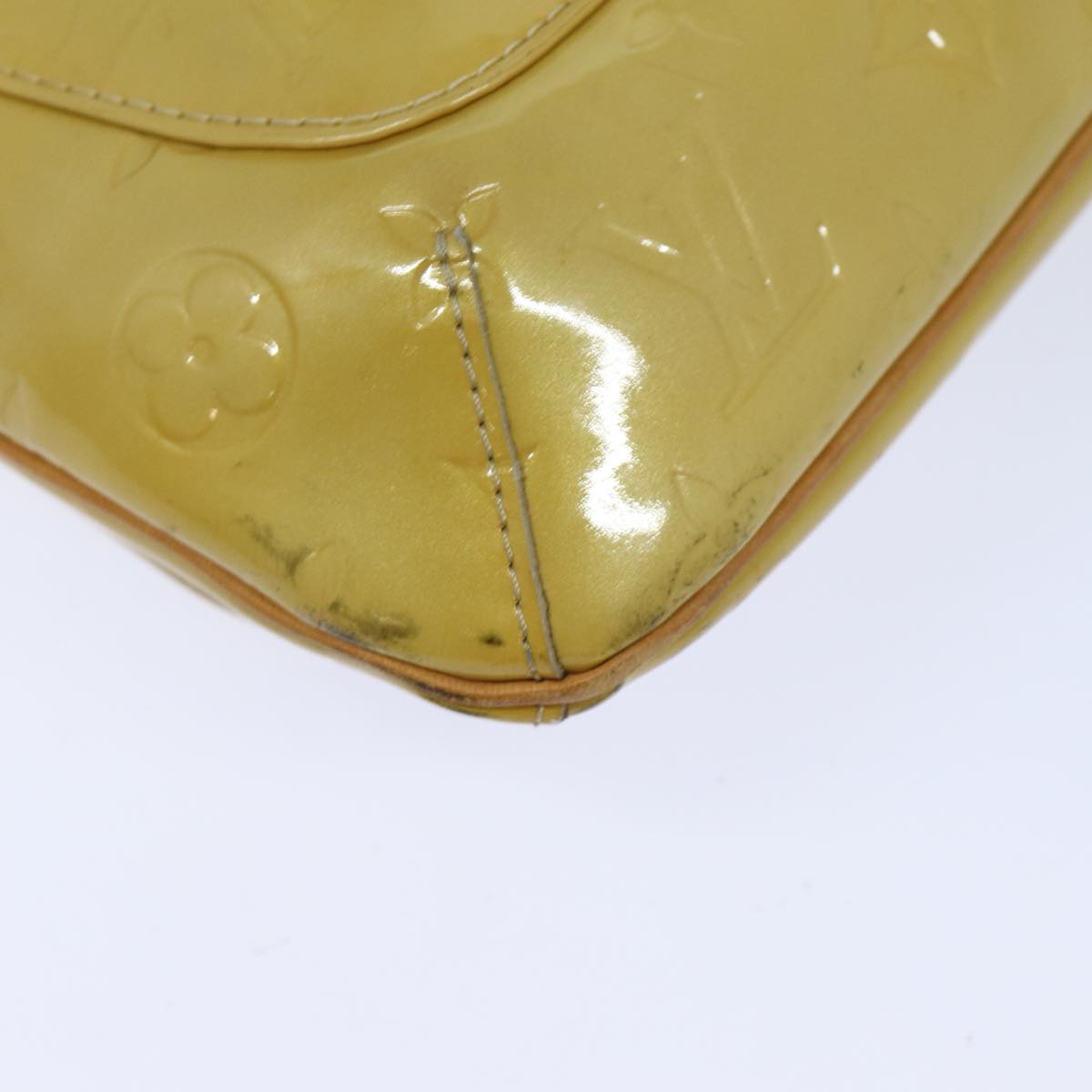 LOUIS VUITTON Monogram Vernis Thompson Street Bag Beige M91301 LV ep4843