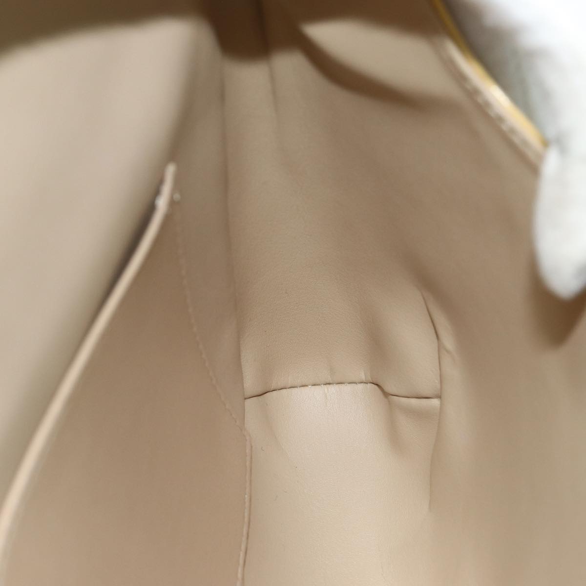 LOUIS VUITTON Monogram Vernis Thompson Street Bag Beige M91301 LV ep4843