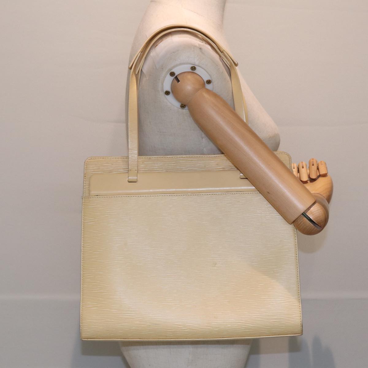 LOUIS VUITTON Epi Croisette PM Tote Bag Vanilla M5249A LV ep4846