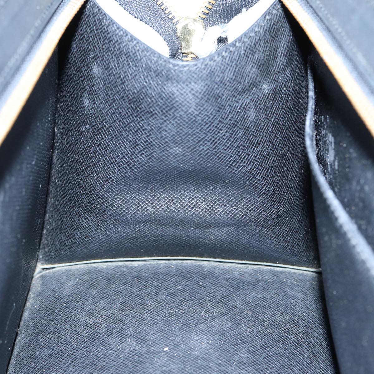 LOUIS VUITTON Epi Sac Triangle Hand Bag Black M52092 LV ep4945
