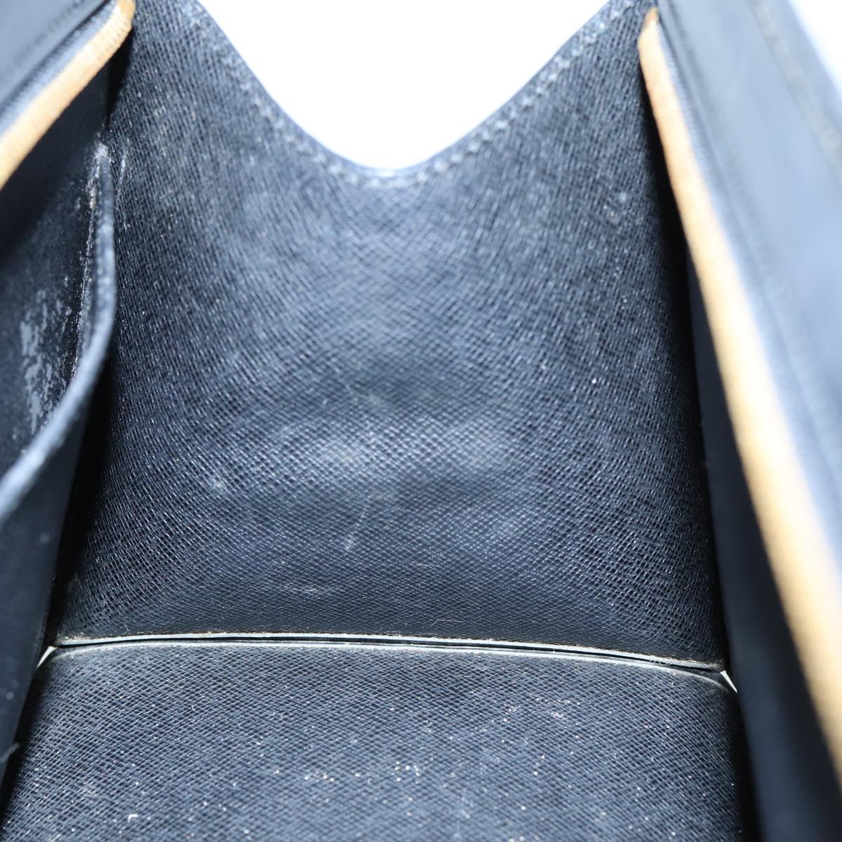 LOUIS VUITTON Epi Sac Triangle Hand Bag Black M52092 LV ep4945