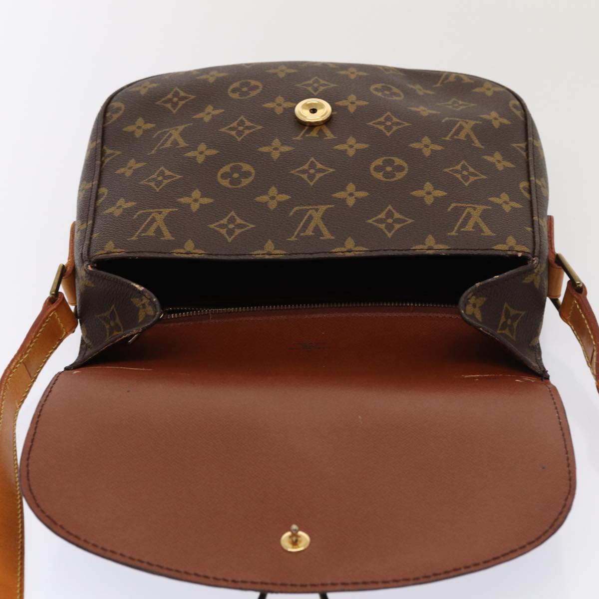 LOUIS VUITTON Monogram Saint Cloud GM Shoulder Bag M51242 LV ep4948