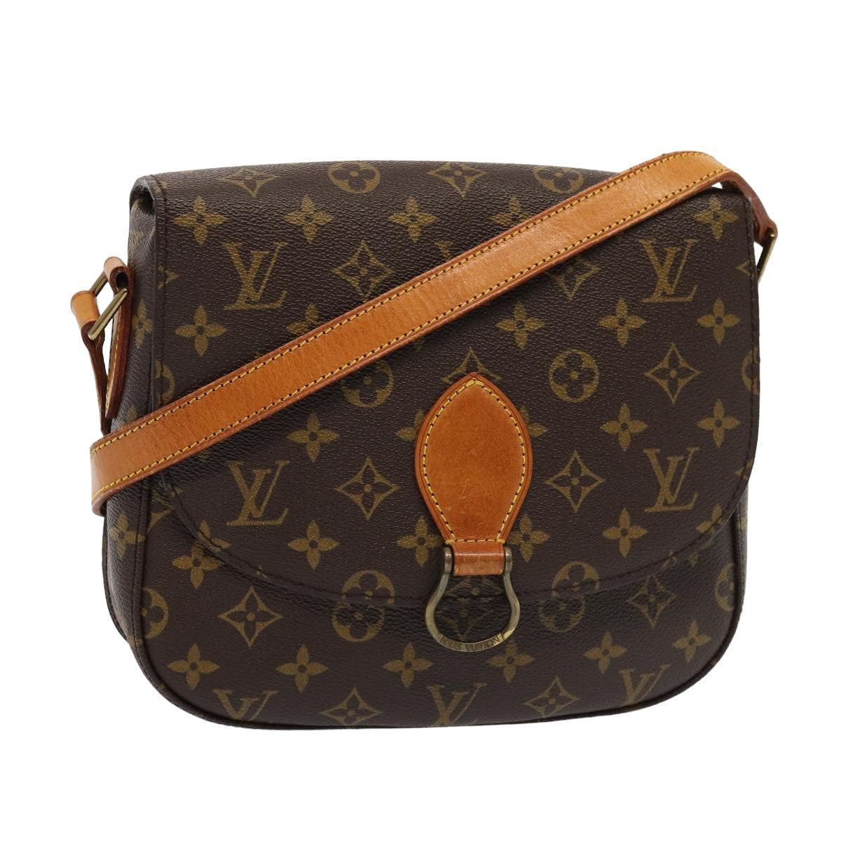 LOUIS VUITTON Monogram Saint Cloud GM Shoulder Bag M51242 LV ep4948