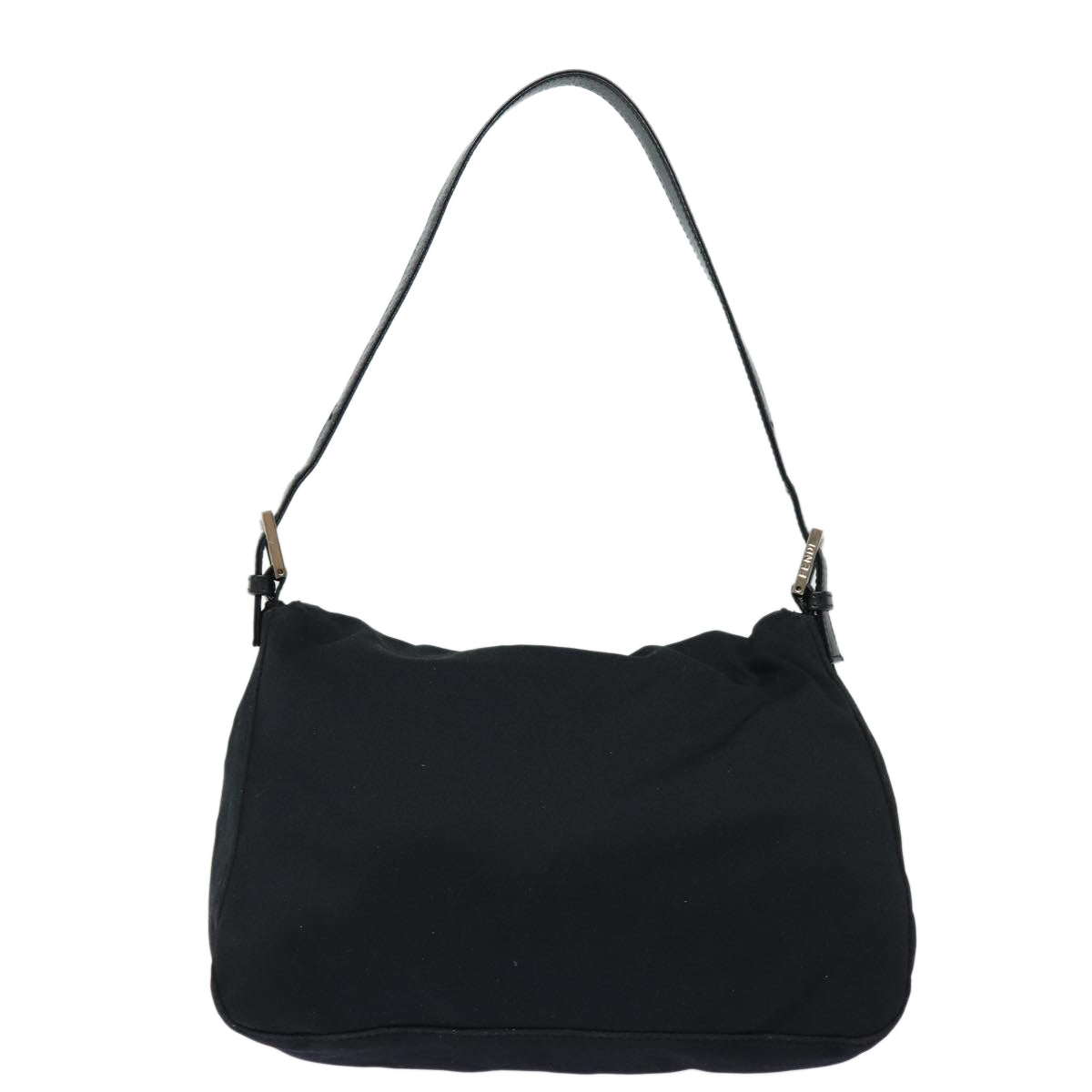 Luxury Fendi Mamma Baguette Shoulder Bag Nylon Blackep4967