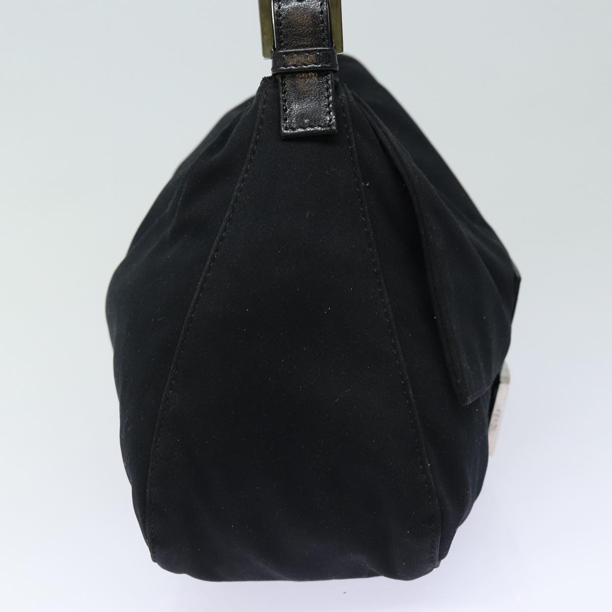 Luxury Fendi Mamma Baguette Shoulder Bag Nylon Blackep4967