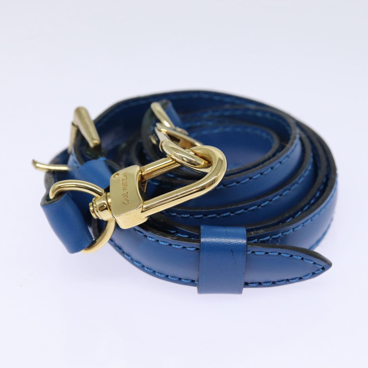 LOUIS VUITTON Epi Adjustable Shoulder Strap 37""-44.1"" Blue LV ep4995