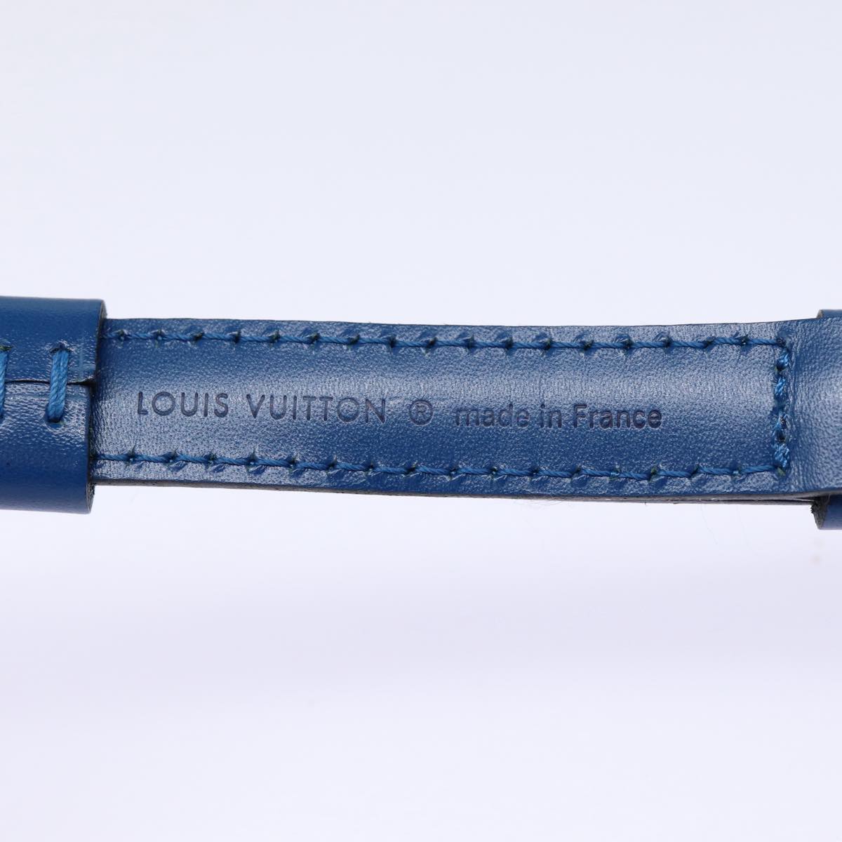 LOUIS VUITTON Epi Adjustable Shoulder Strap 37""-44.1"" Blue LV ep4995