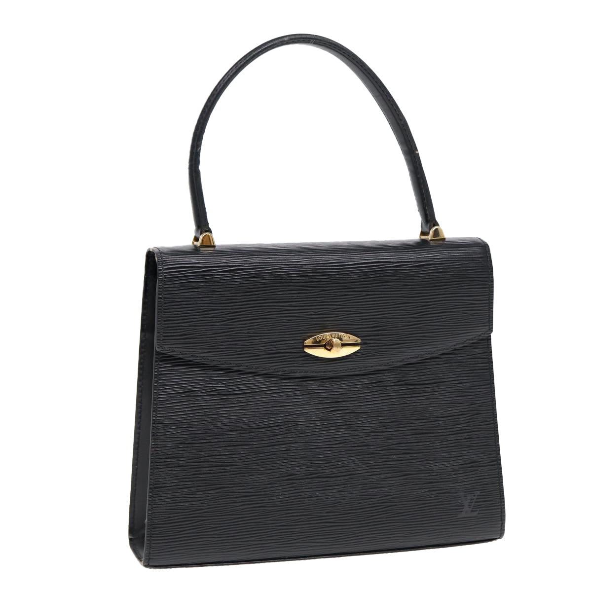 LOUIS VUITTON Epi Malesherbes Hand Bag Black M52372 LV ep5025