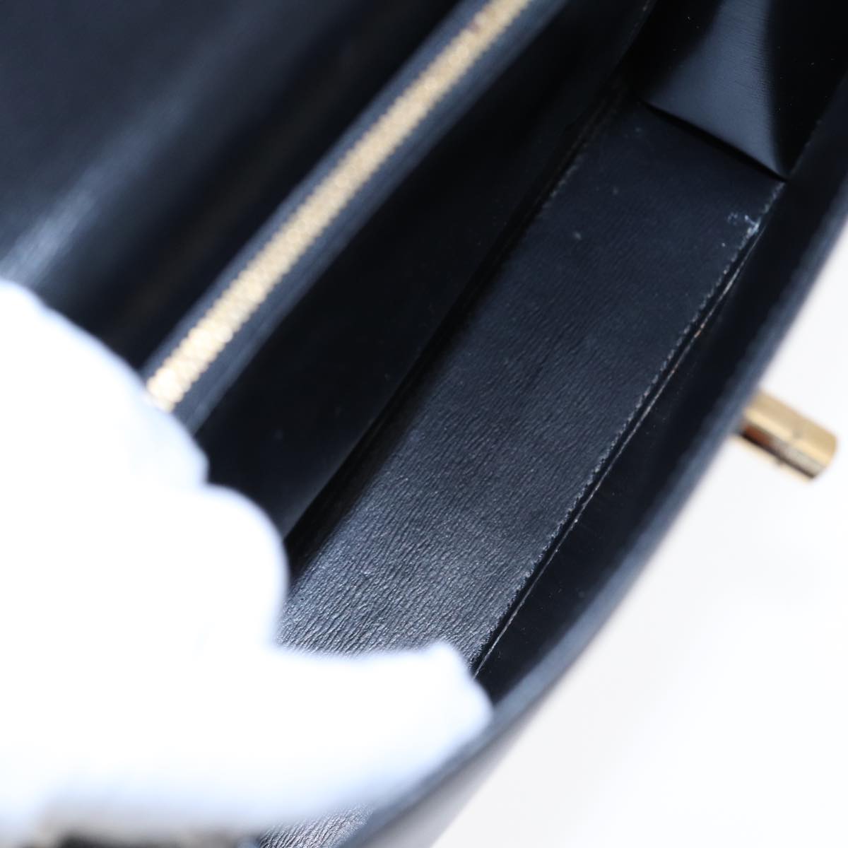 LOUIS VUITTON Epi Malesherbes Hand Bag Black M52372 LV ep5025