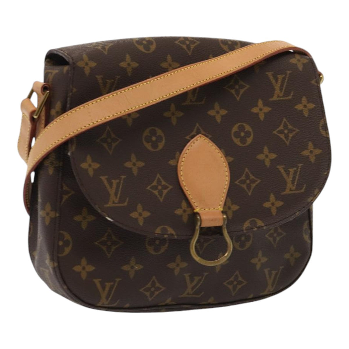 LOUIS VUITTON Monogram Saint Cloud GM Shoulder Bag M51242 LV ep5039