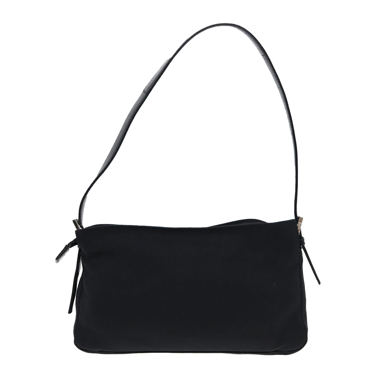 Luxury Fendi Mamma Baguette Shoulder Bag Nylon Blackep5075