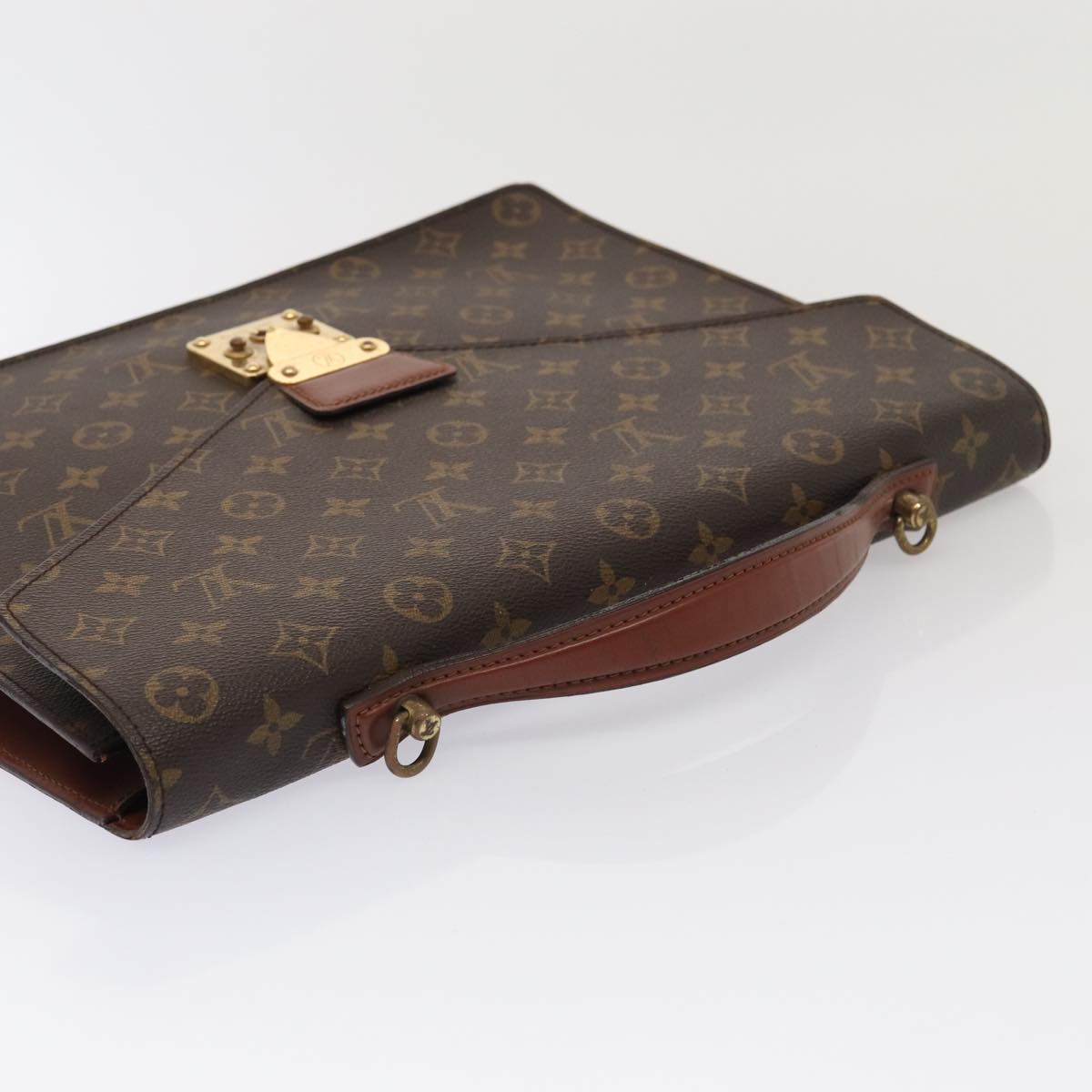LOUIS VUITTON Monogram Porte Documents Bandouliere Bag M53338 LV ep5097