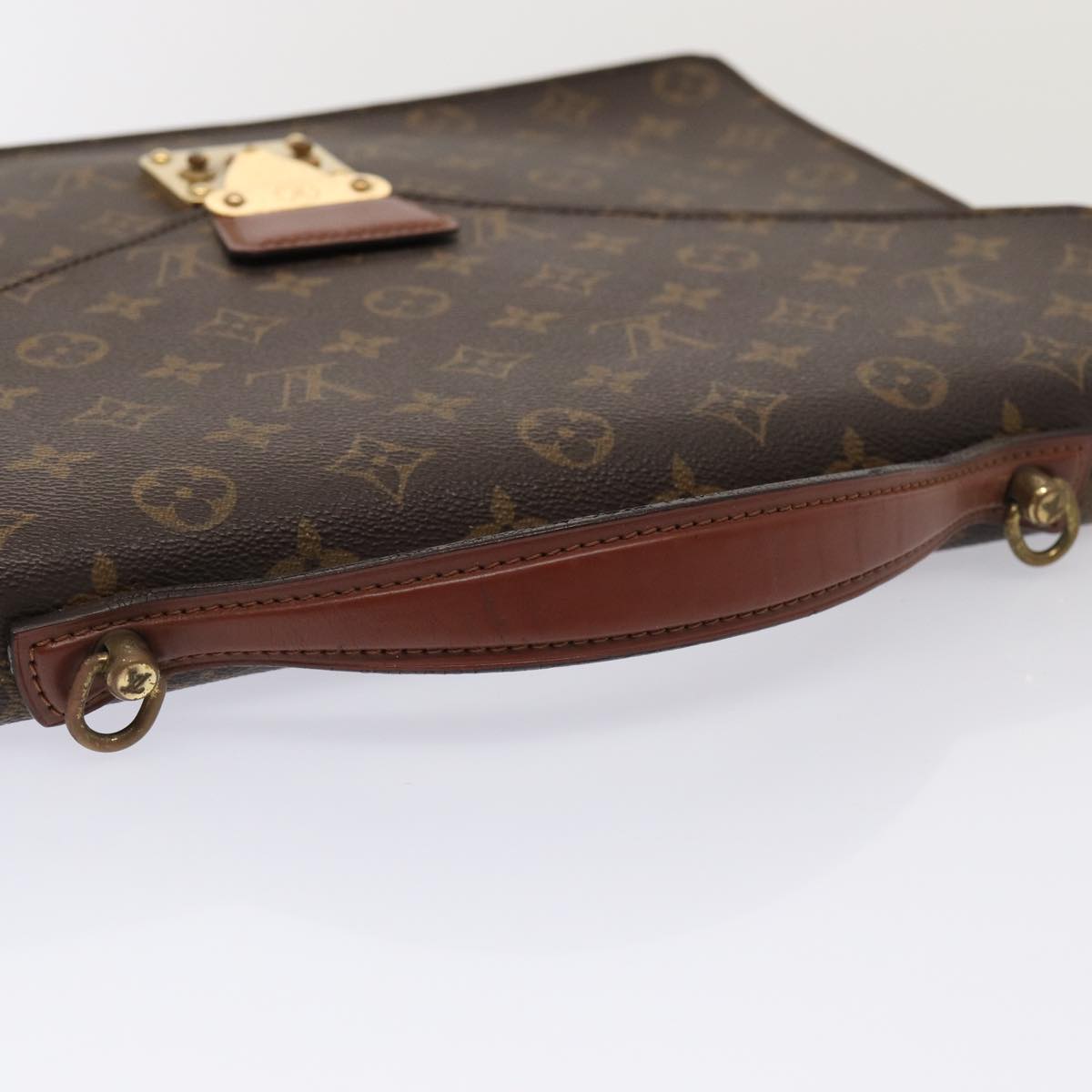 LOUIS VUITTON Monogram Porte Documents Bandouliere Bag M53338 LV ep5097