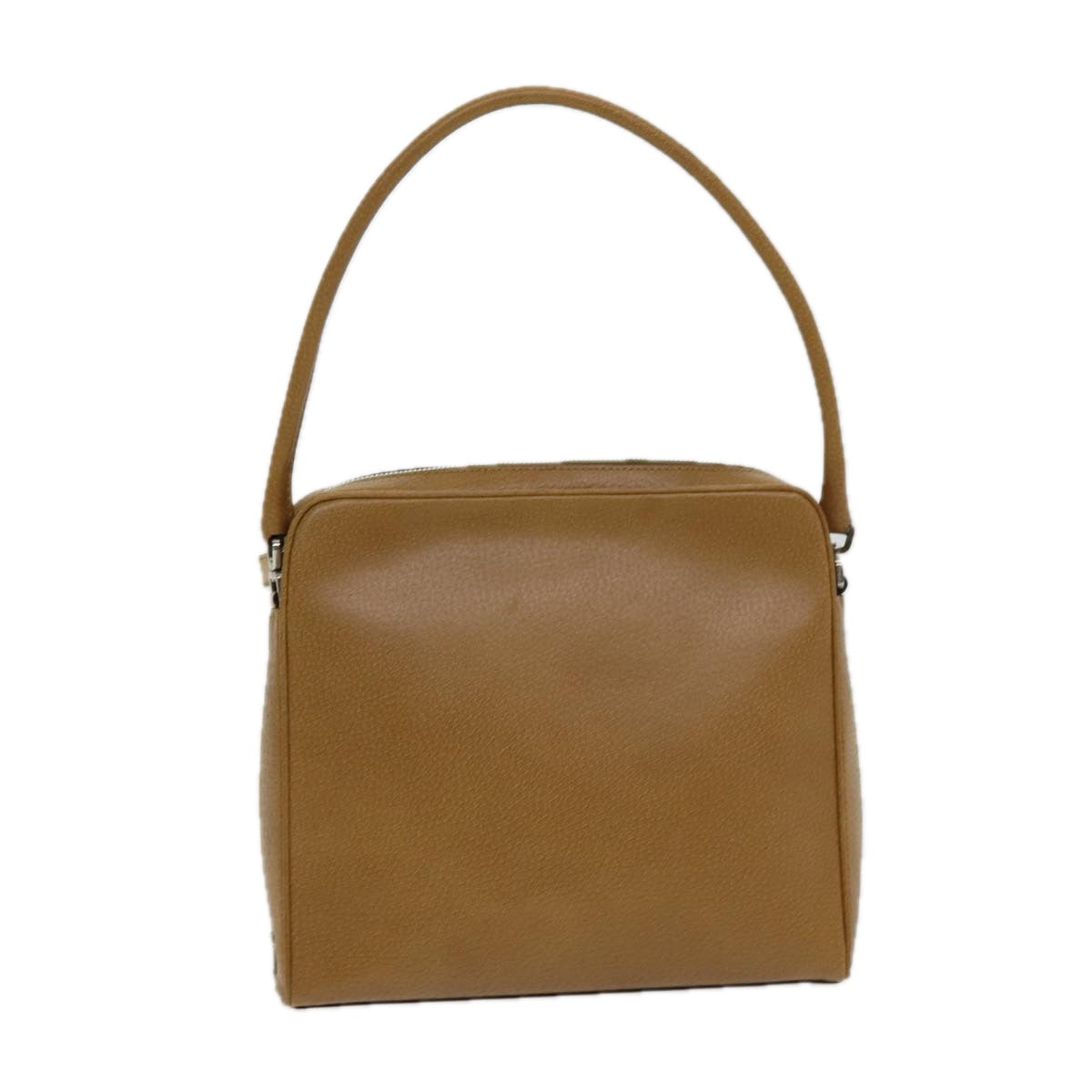 Luxury Prada Shoulder Bag Leather Brown Silver  ep5110