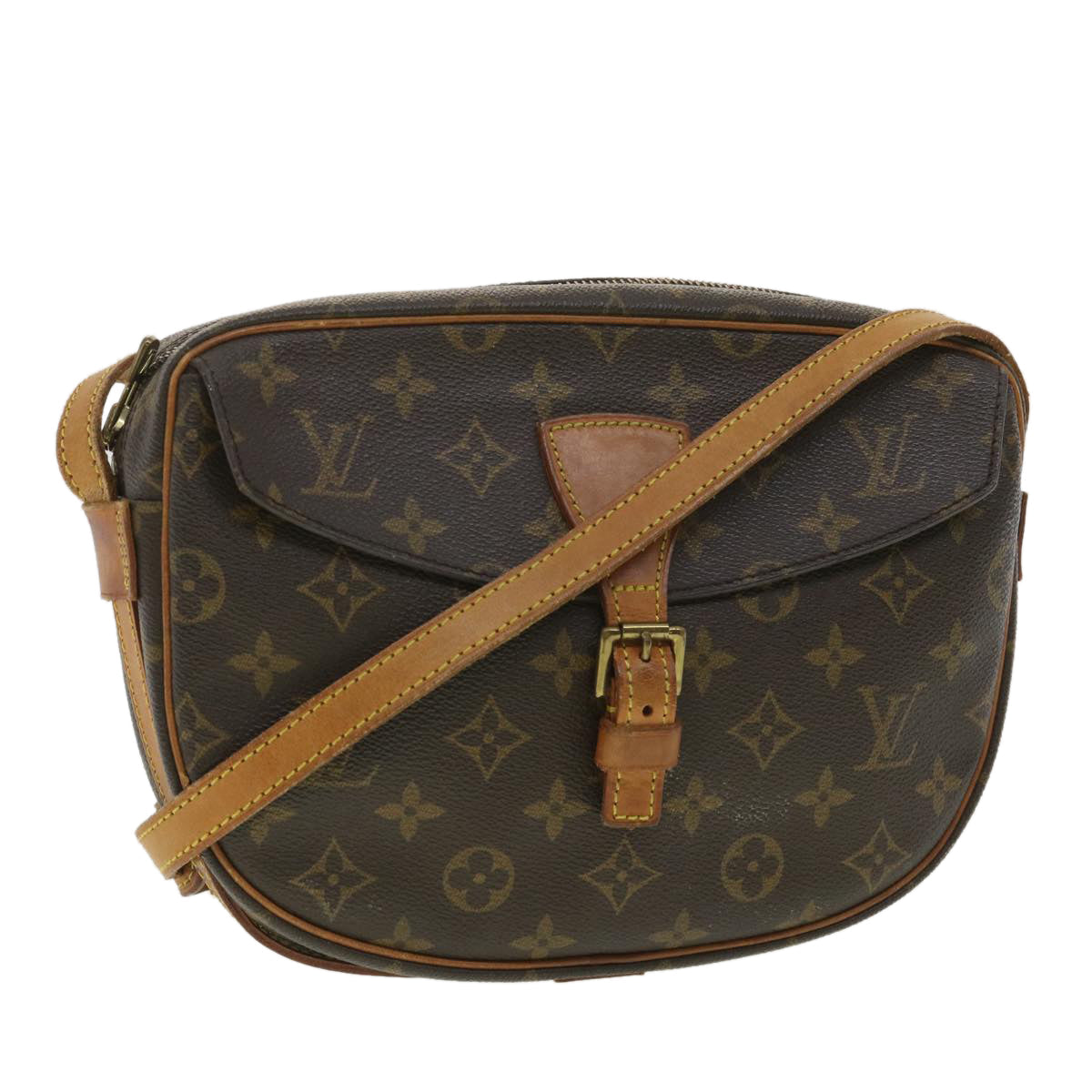 LOUIS VUITTON Monogram Jeune Fille MM Shoulder Bag M51226 LV ep512
