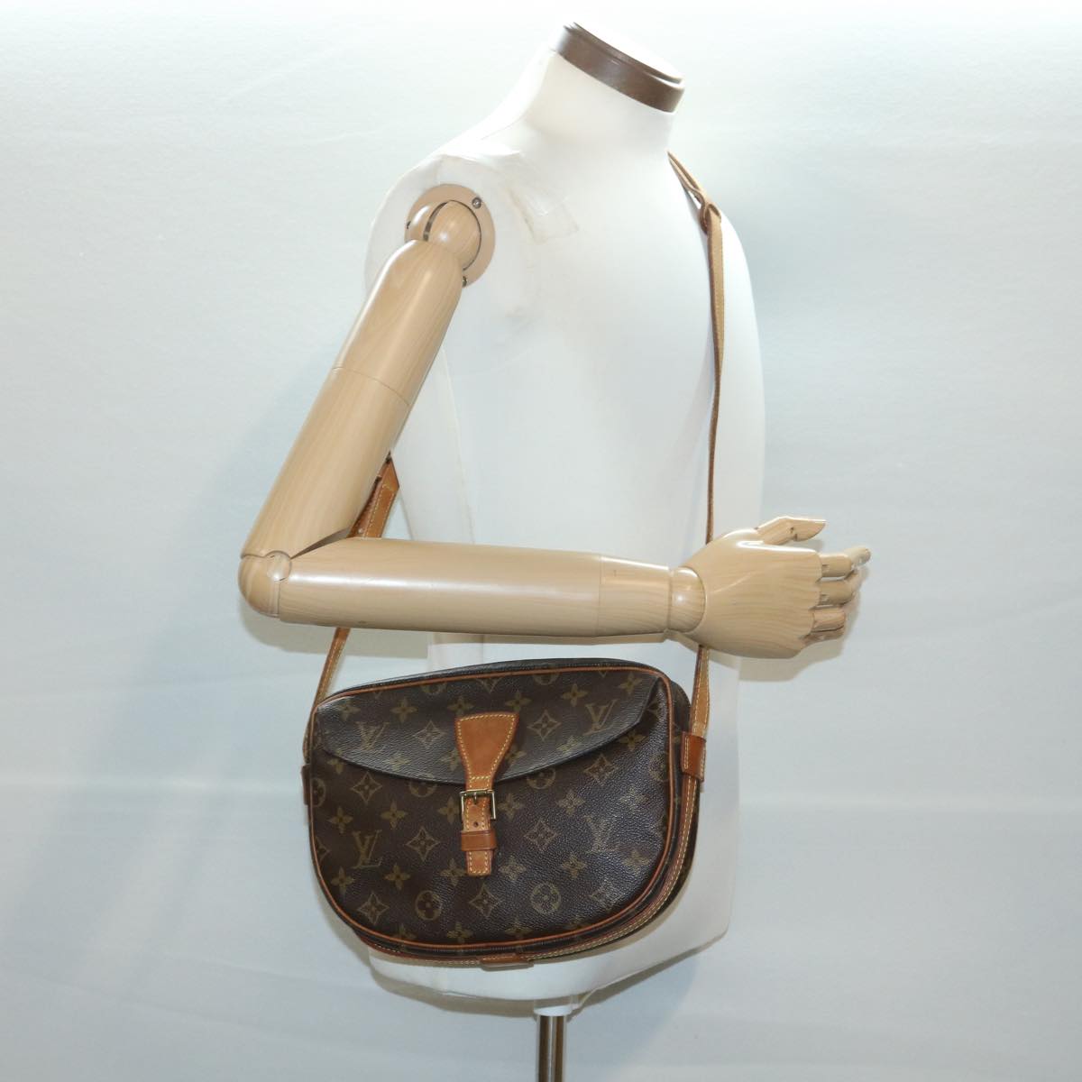 LOUIS VUITTON Monogram Jeune Fille MM Shoulder Bag M51226 LV ep512