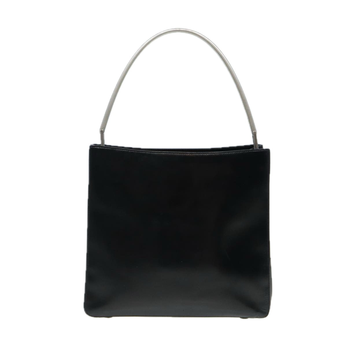Luxury Prada Shoulder Bag Leather Black Silver  ep5137