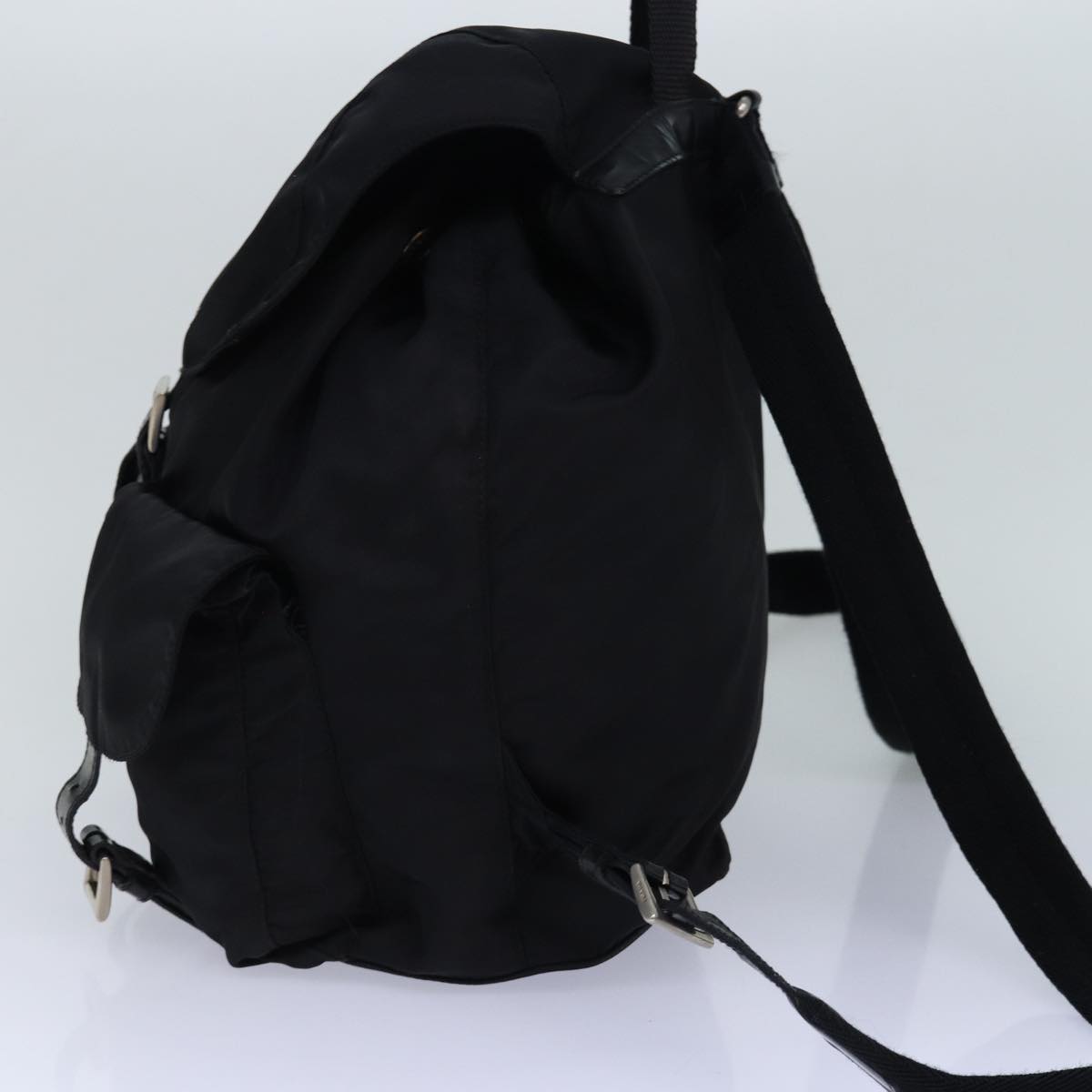 Luxury Prada Backpack Nylon Black Silver  ep5150