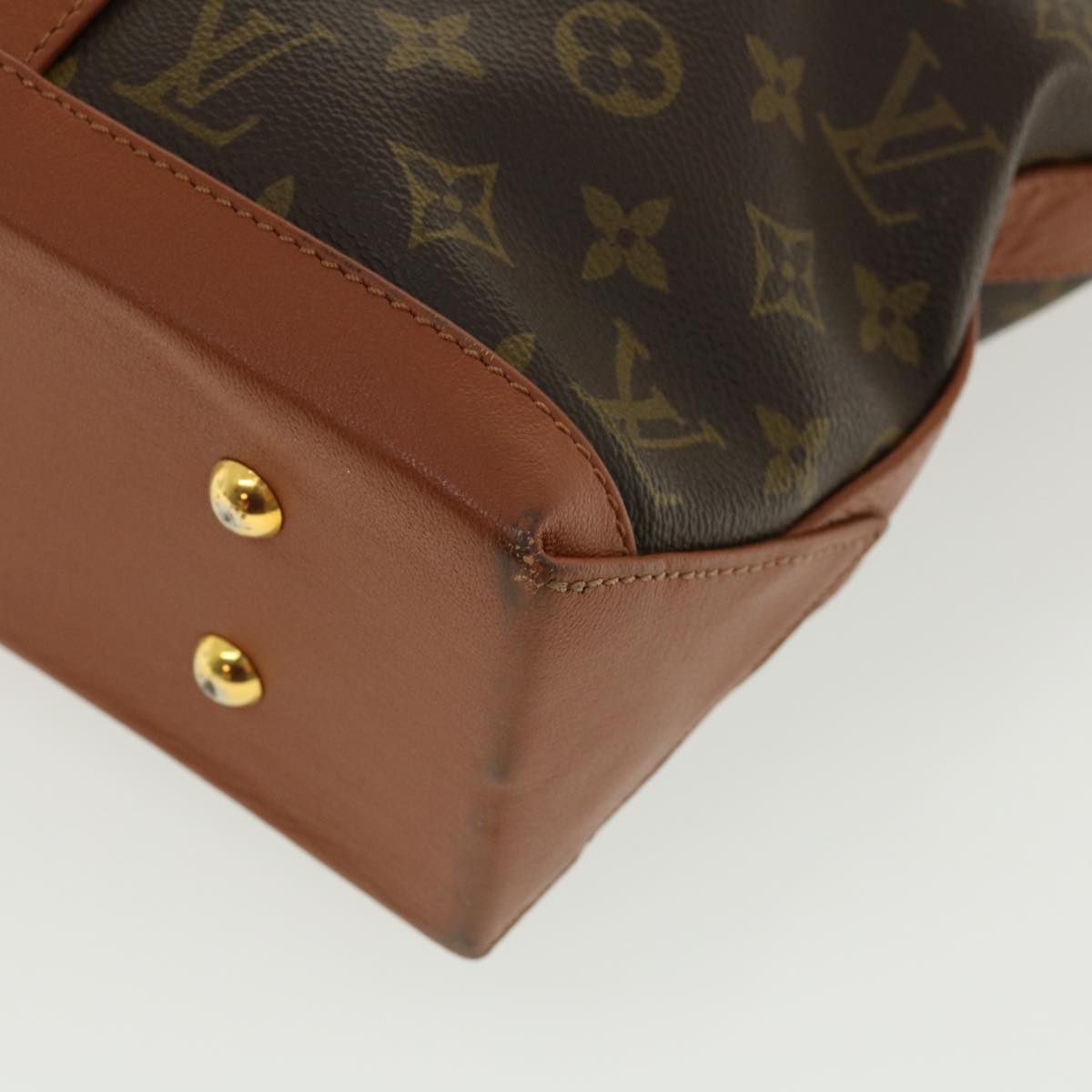 LOUIS VUITTON Monogram Sac Weekend PM Tote Bag M42425 LV ep516