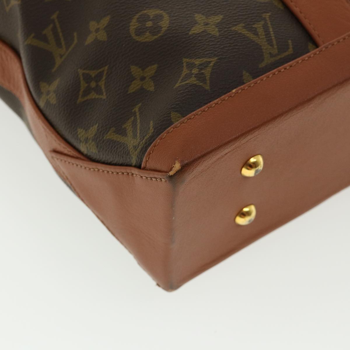 LOUIS VUITTON Monogram Sac Weekend PM Tote Bag M42425 LV ep516