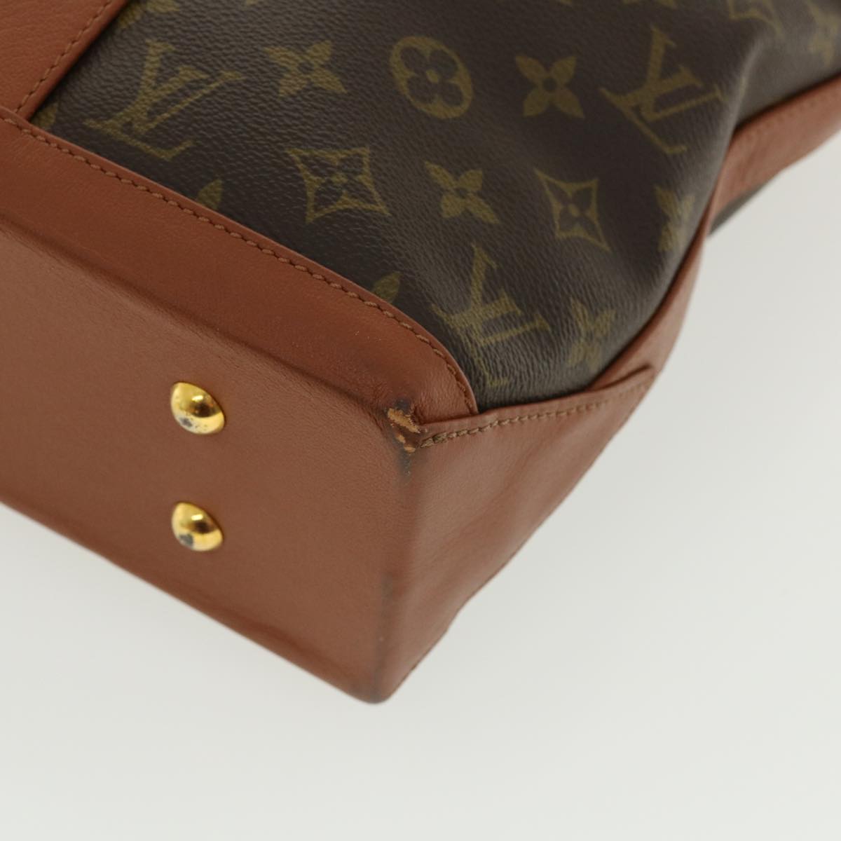 LOUIS VUITTON Monogram Sac Weekend PM Tote Bag M42425 LV ep516