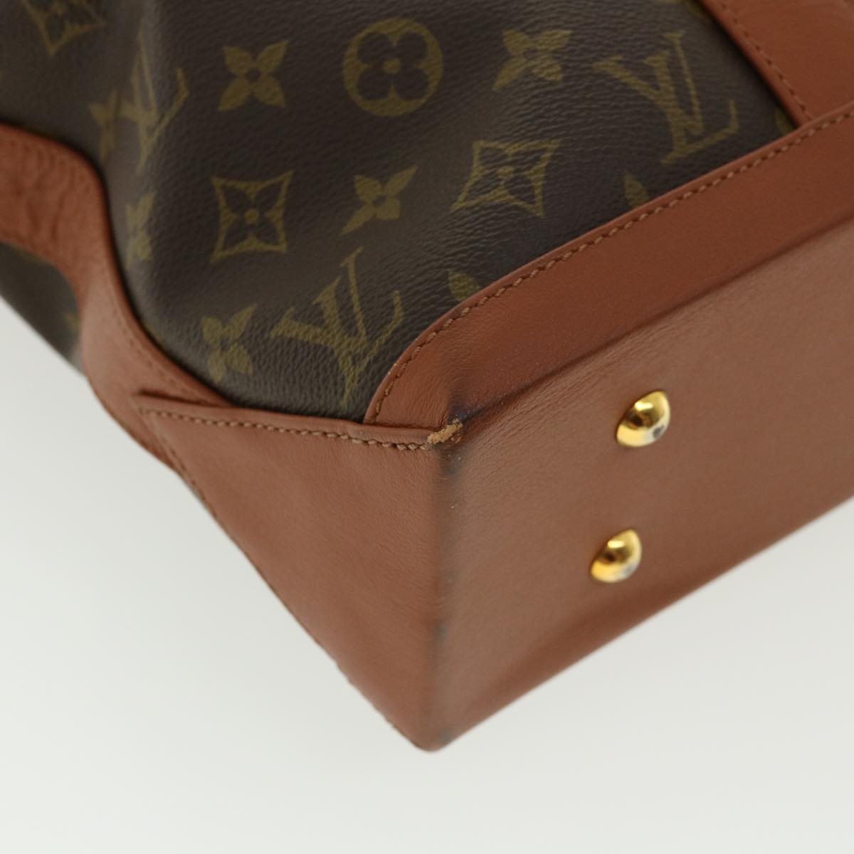 LOUIS VUITTON Monogram Sac Weekend PM Tote Bag M42425 LV ep516