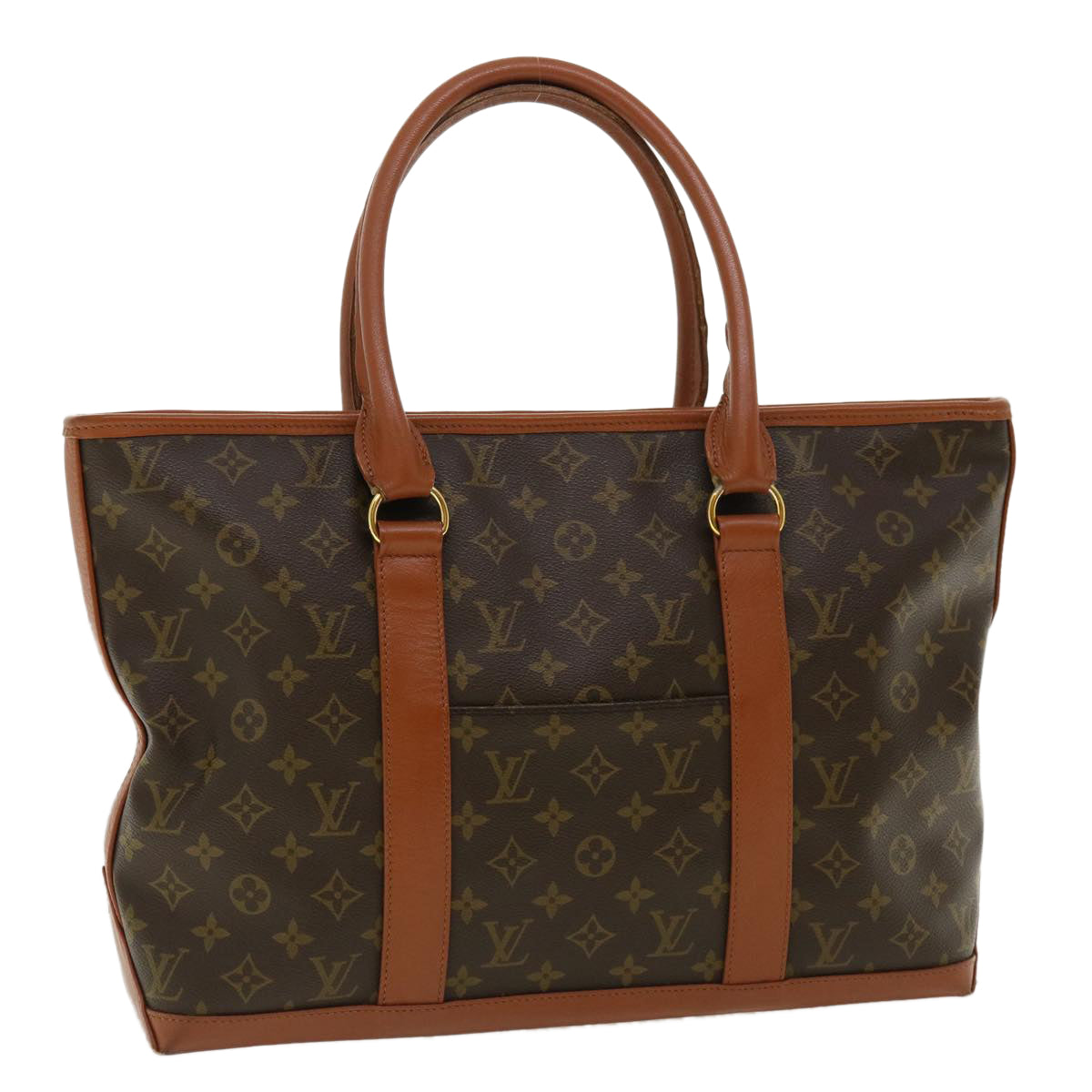 LOUIS VUITTON Monogram Sac Weekend PM Tote Bag M42425 LV ep516