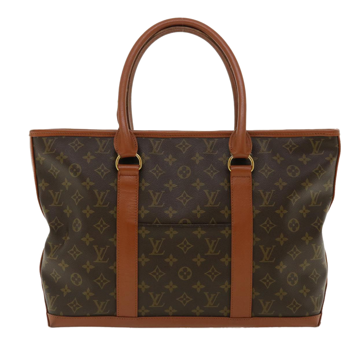 LOUIS VUITTON Monogram Sac Weekend PM Tote Bag M42425 LV ep516