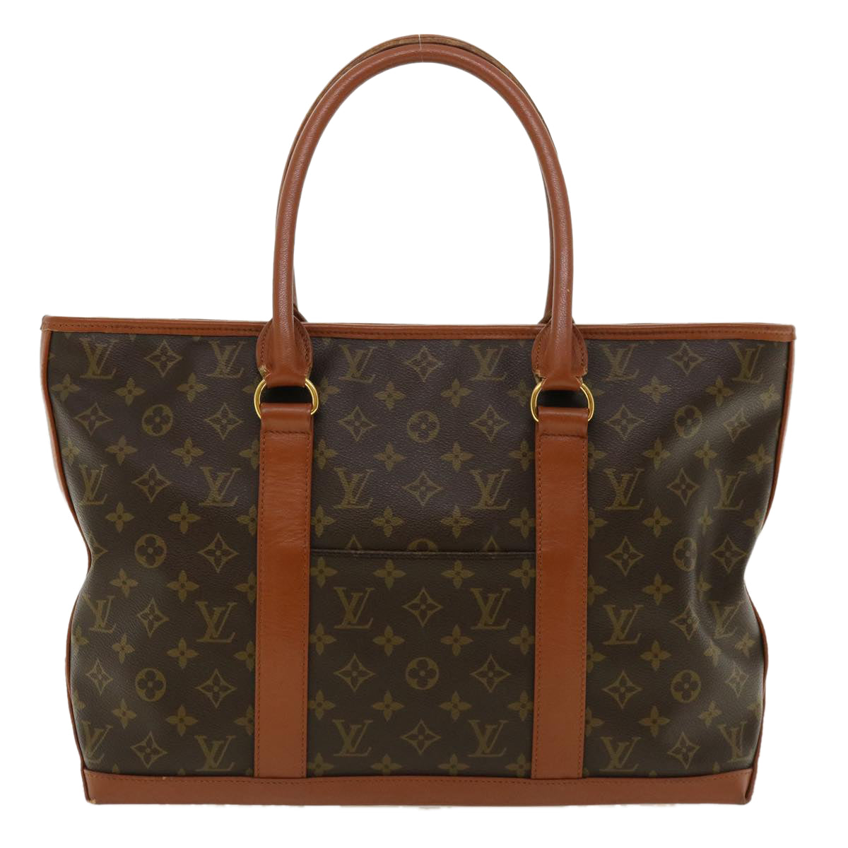 LOUIS VUITTON Monogram Sac Weekend PM Tote Bag M42425 LV ep516