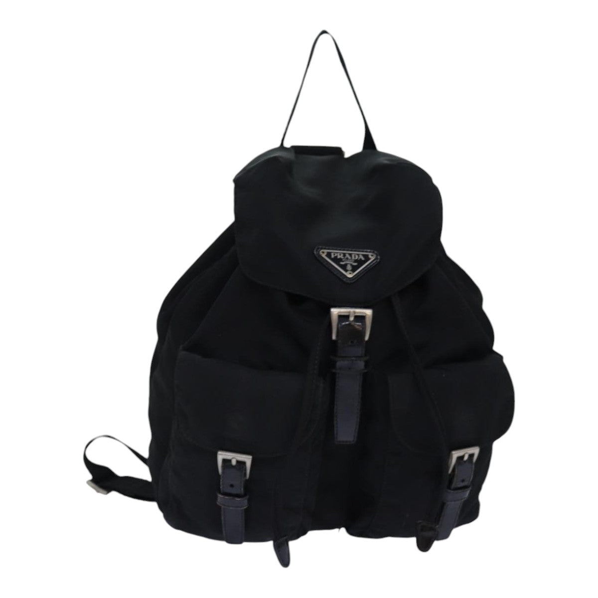 Luxury Prada Backpack Nylon Black Silver  ep5169