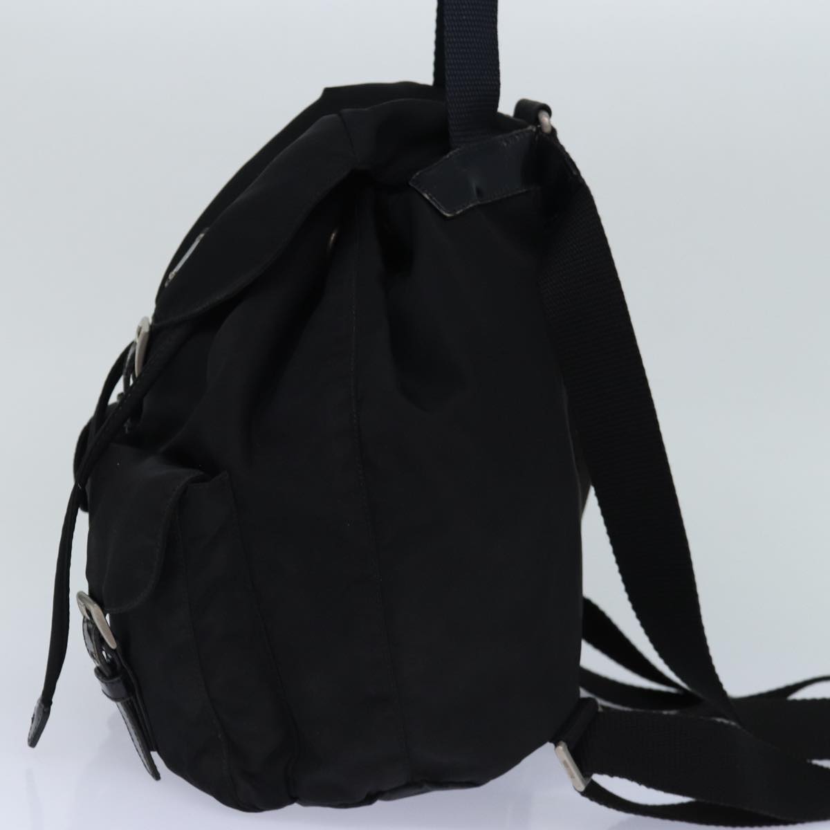 Luxury Prada Backpack Nylon Black Silver  ep5169