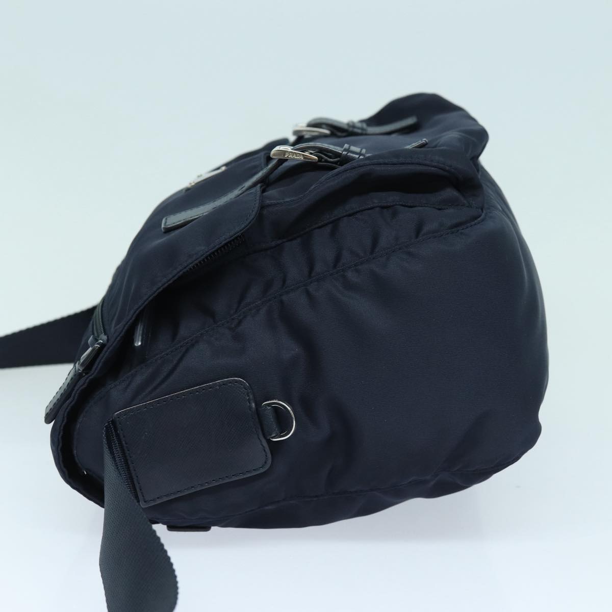 Luxury Prada Shoulder Bag Nylon Navy Silver  ep5207