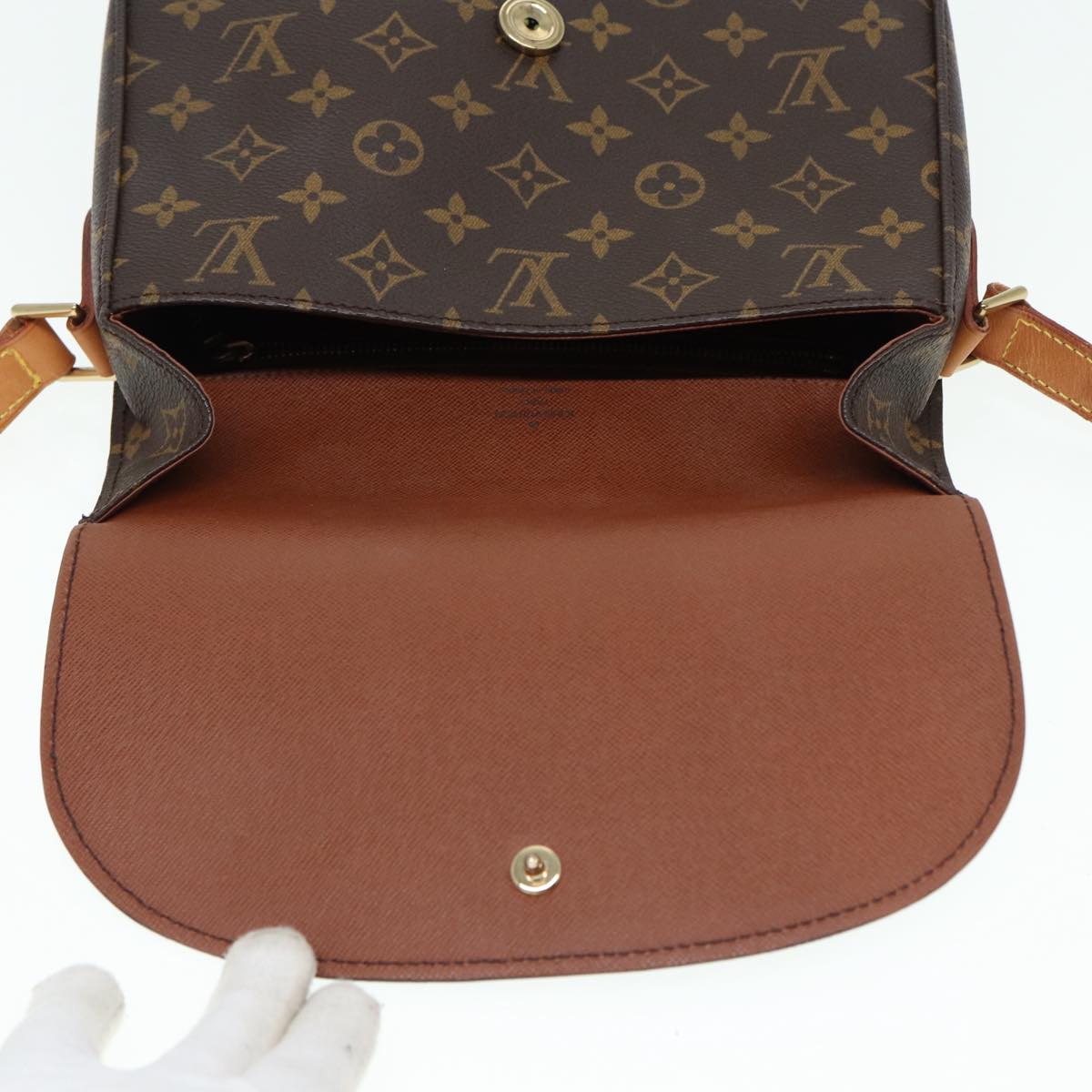 LOUIS VUITTON Monogram Saint Cloud GM Shoulder Bag M51242 LV ep5215