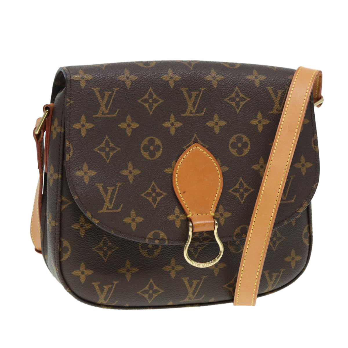LOUIS VUITTON Monogram Saint Cloud GM Shoulder Bag M51242 LV ep5215