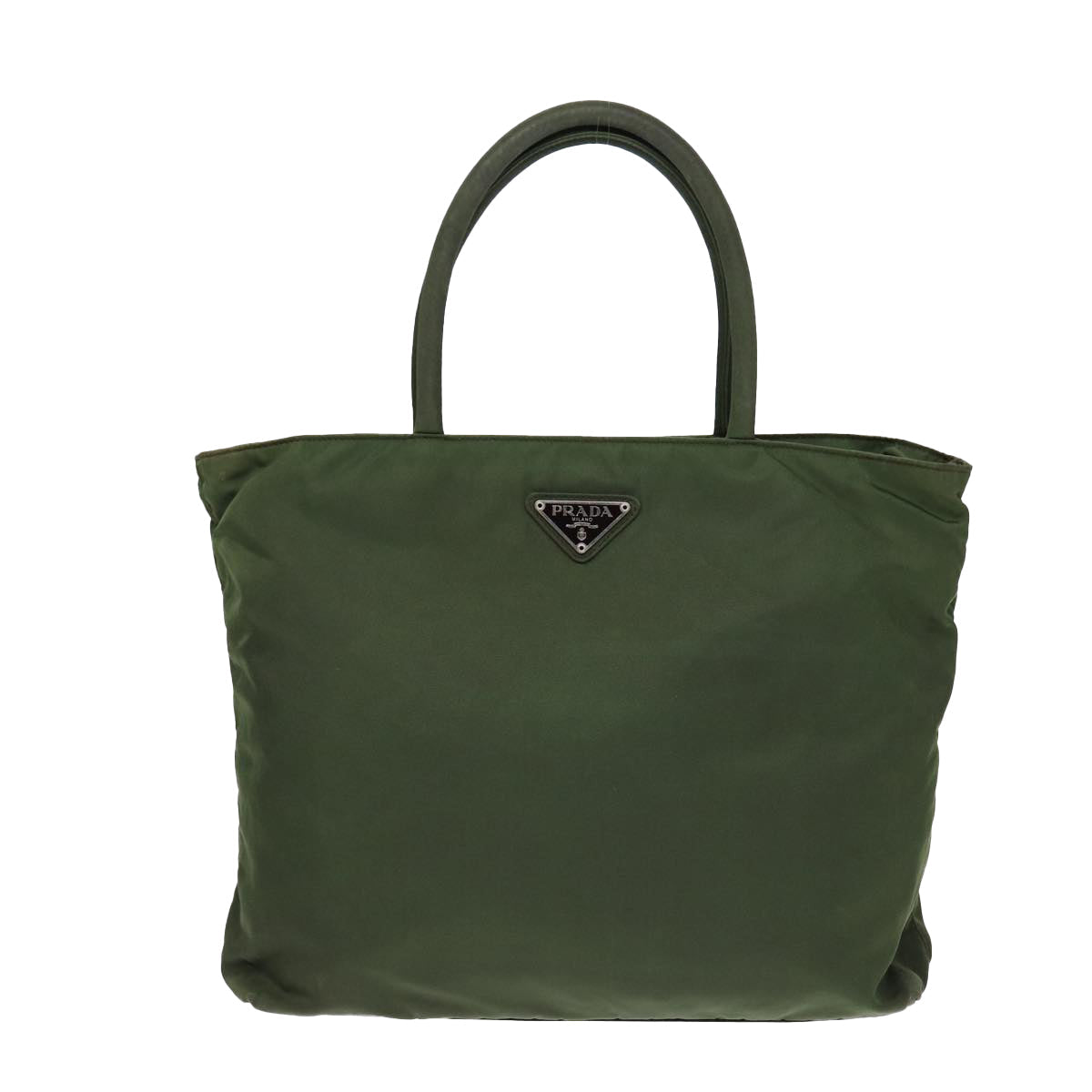 Luxury Prada Tote Bag Nylon Khaki Silver  ep5279