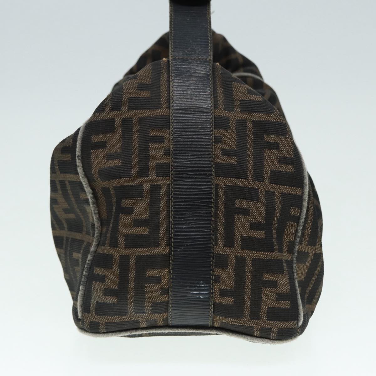 Luxury Fendi Zucca Canvas Vanity Bag Brown Black goldep5316