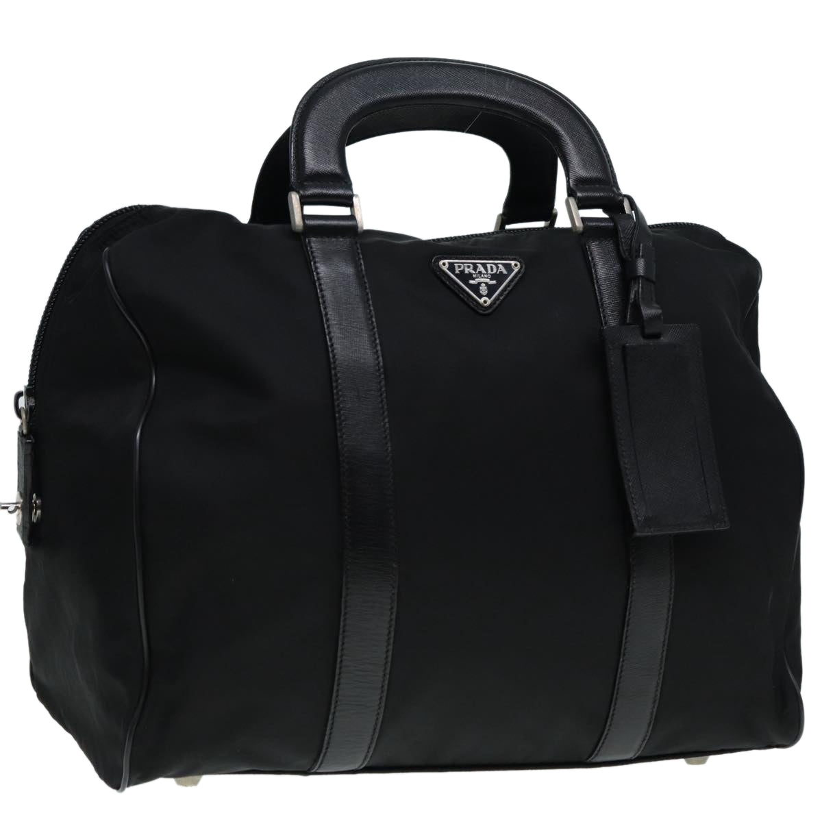 Luxury Prada Hand Bag Nylon Black Silver  ep5341