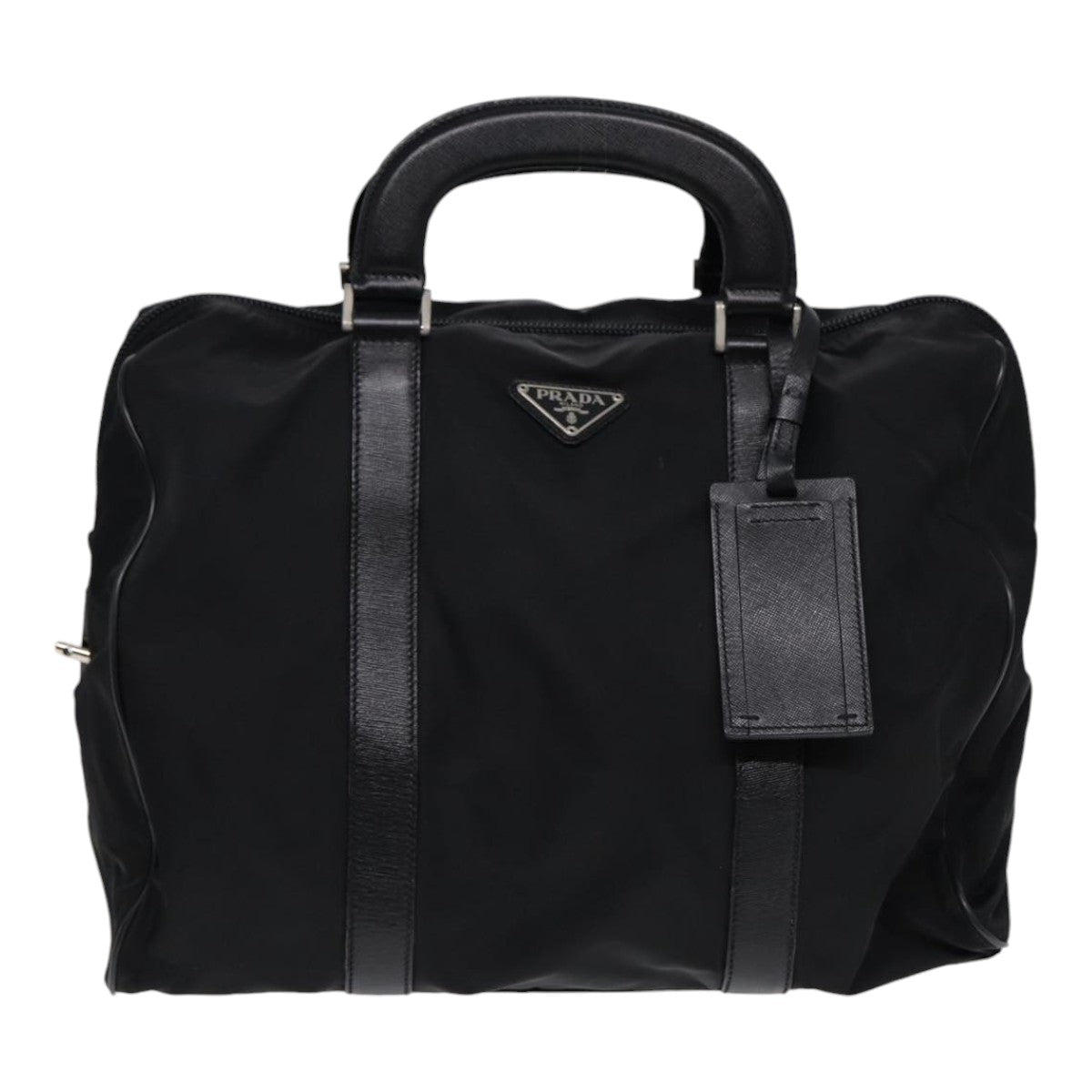 Luxury Prada Hand Bag Nylon Black Silver  ep5341