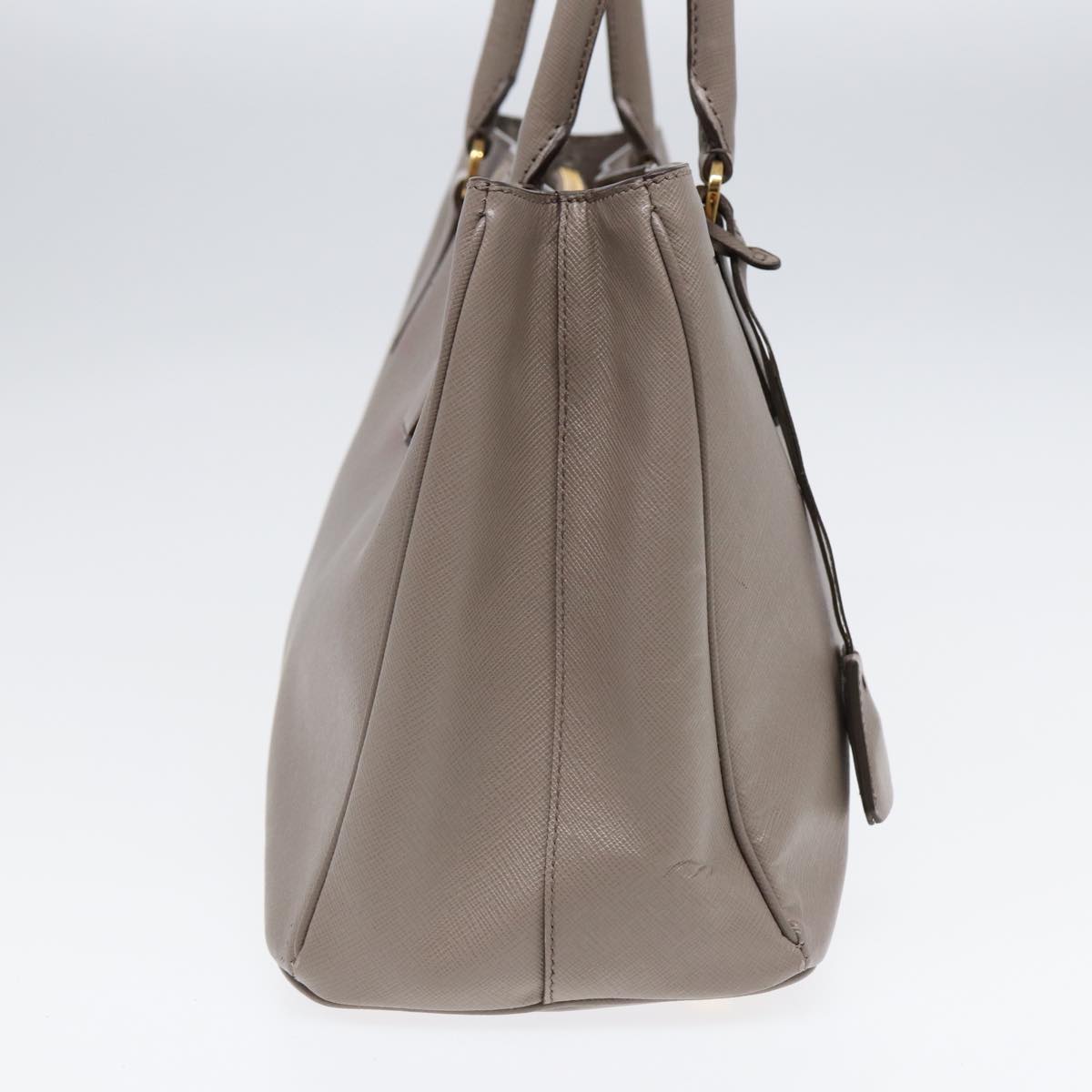 Luxury Prada Hand Bag Safiano leather Gray Gold  ep5342