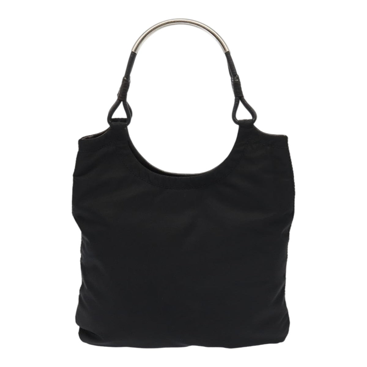 Luxury Prada Hand Bag Nylon Black Silver  ep5386