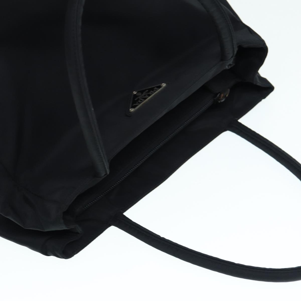 Luxury Prada Tote Bag Nylon Silver Black  ep5400