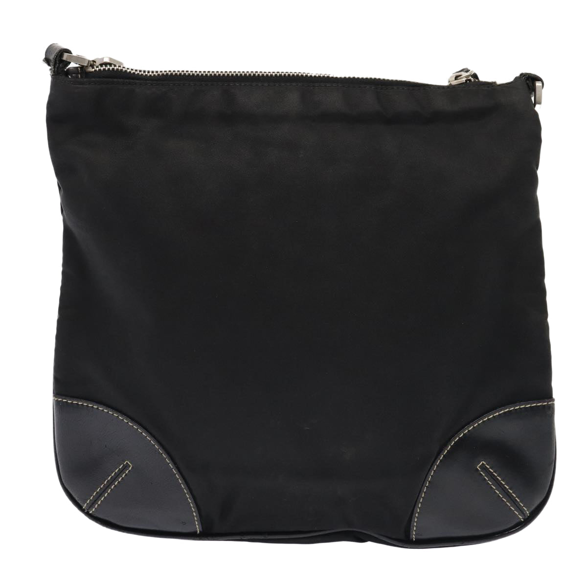 Luxury Prada Shoulder Bag Nylon Black Silver  ep5420