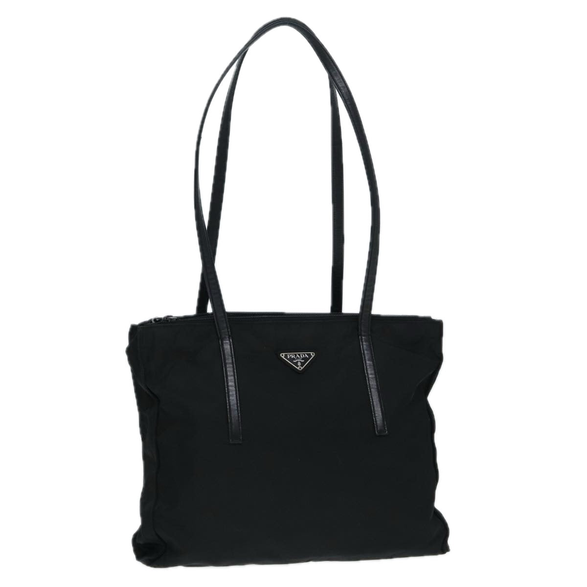 Luxury Prada Tote Bag Nylon Black Silver  ep5423