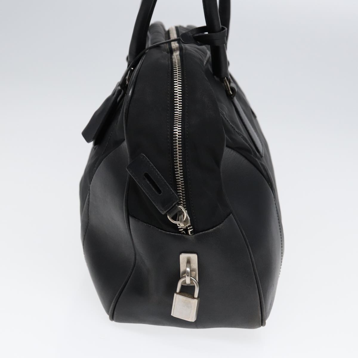 Luxury Prada Shoulder Bag Nylon Black Silver  ep5432