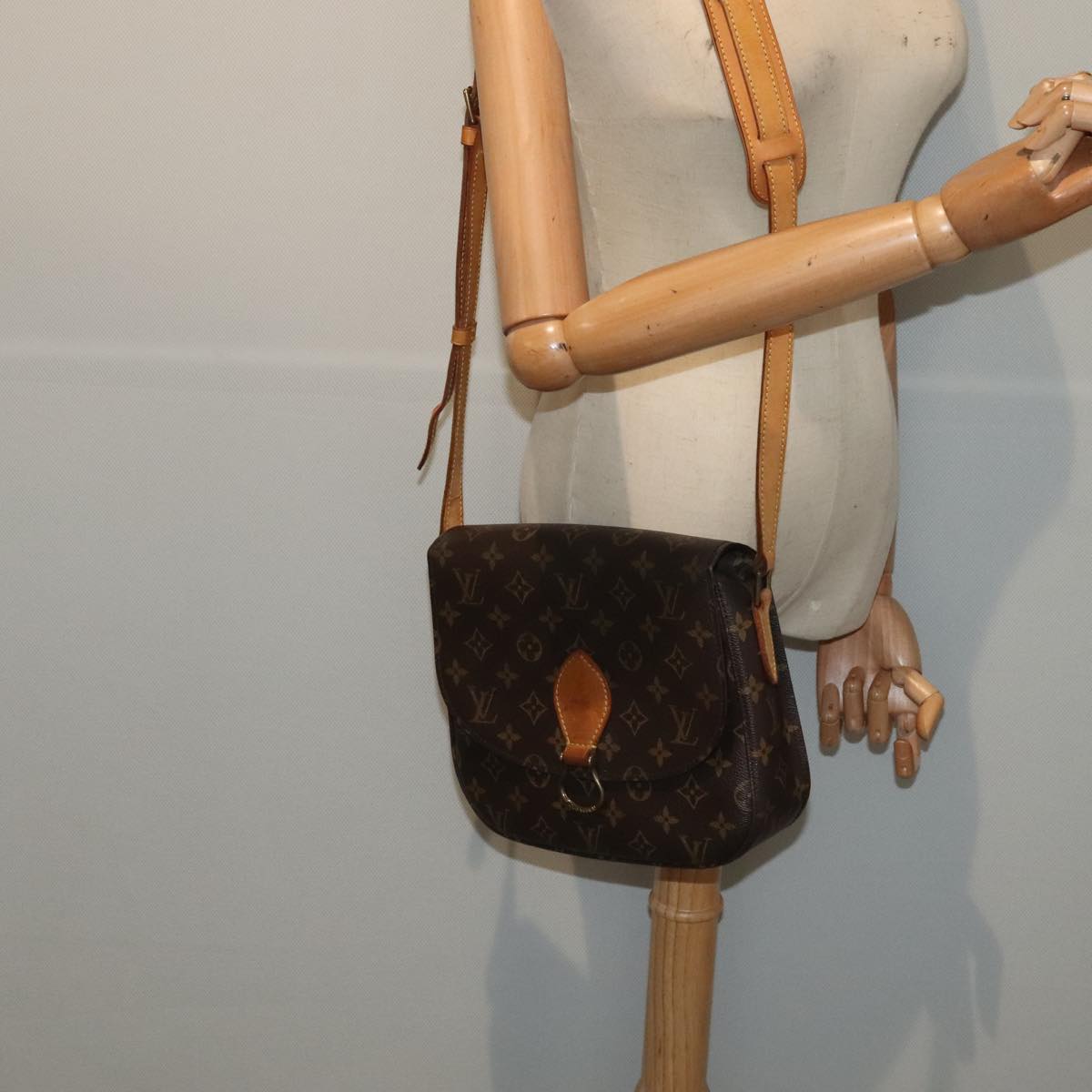 LOUIS VUITTON Monogram Saint Cloud GM Shoulder Bag M51242 LV ep5450